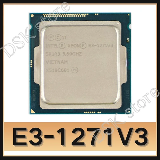 Intel XEON E3 1280 V3 3.6GHz 4コア8スレッド