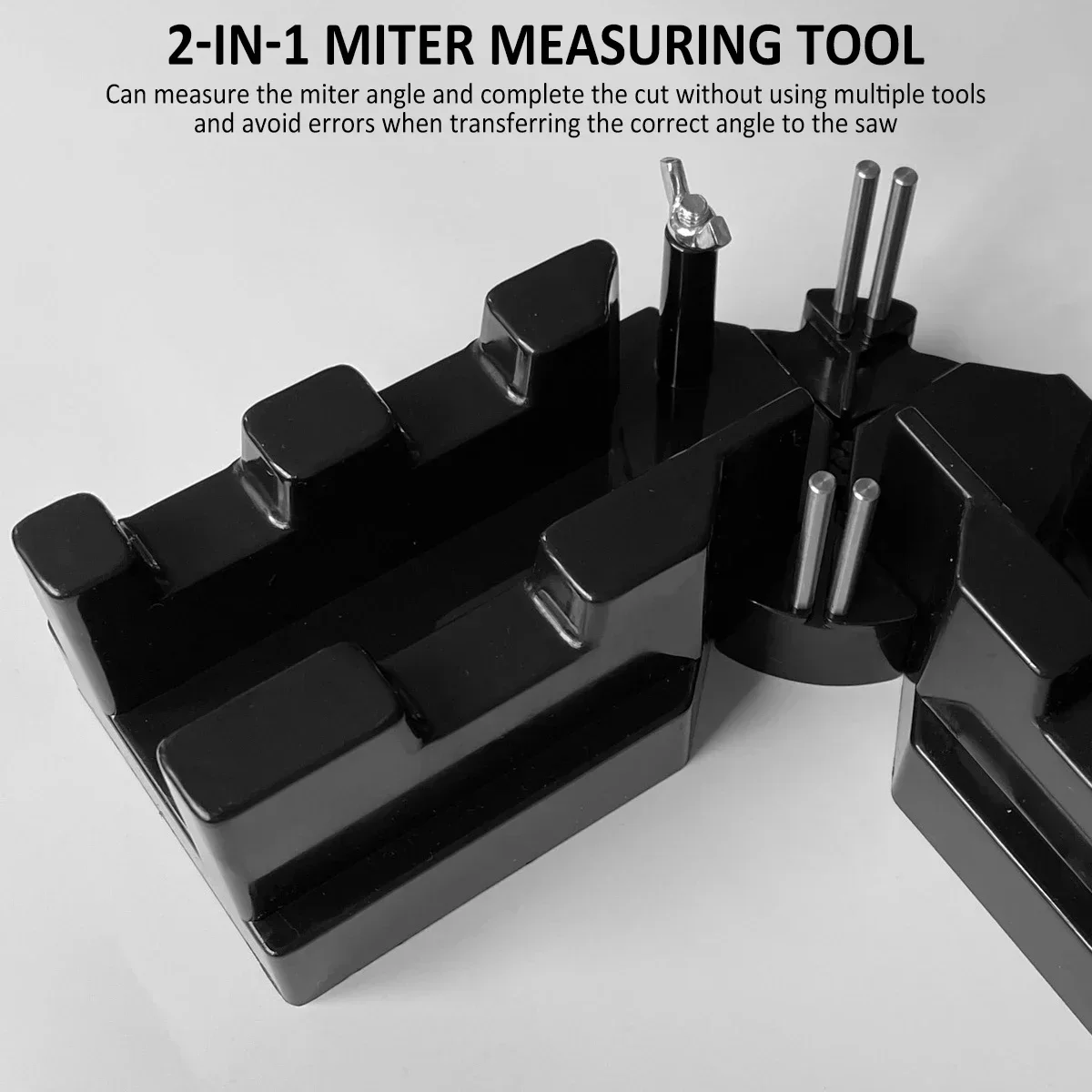 thumbnail image 2 of Trend Anglefix Mitre Guide 2 In 1 Mitre Measuring Cutting Tool Precise Miter Saw Protractor 85-180 Miter Saws For Woodworking 2 of 11