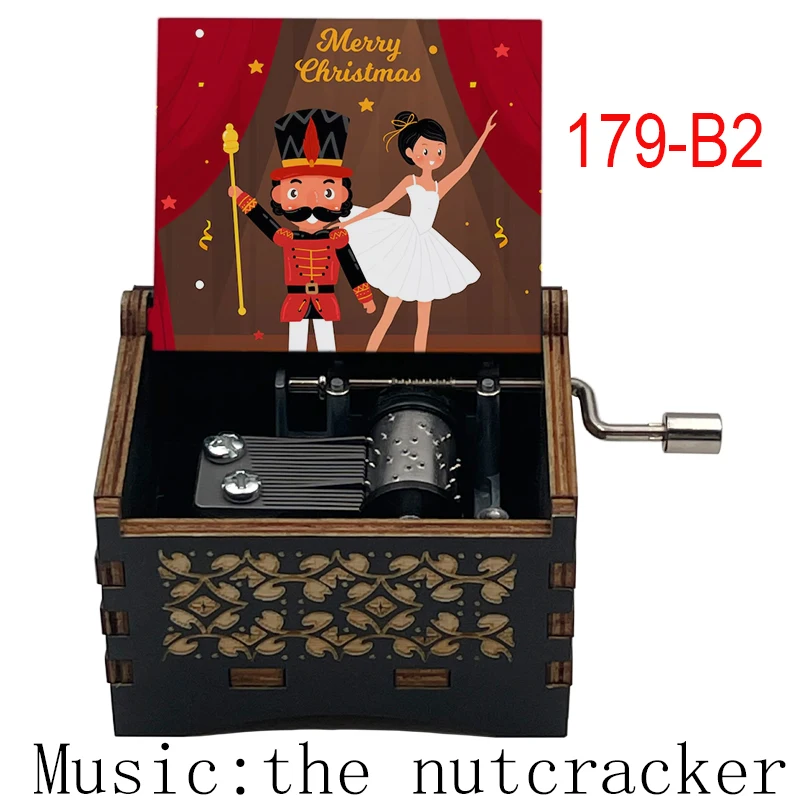 The Nutcracker Tchaikovsky music hand Music Box ballet boys girls Toys New year Christmas gift