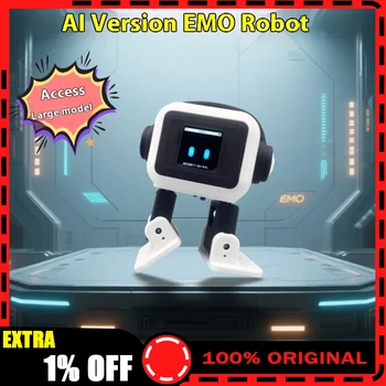 AI EMO Robot ESP32-S3 Controllo principale Schermo da 1,54 pollici Robot interattivo intelligente Riconoscimento vocale Compagno per bambino