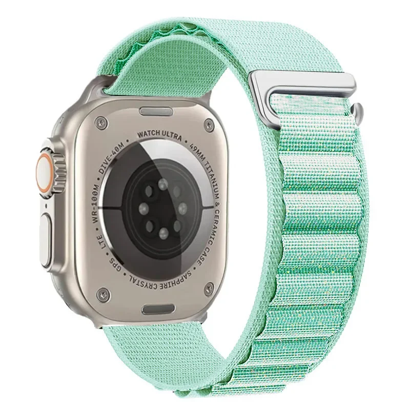 Premium Alpine Loop Nylon Sports Strap for Apple Watch - Versatile and Durable Bracelet Belt