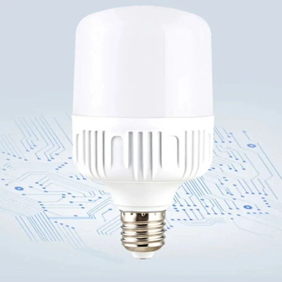 100W-5W E27 나사형 베이스 LED 전구 AC 220V, 고휘도, 깜박임 없음, 열 방출이 잘되는 매우 밝은 백색광