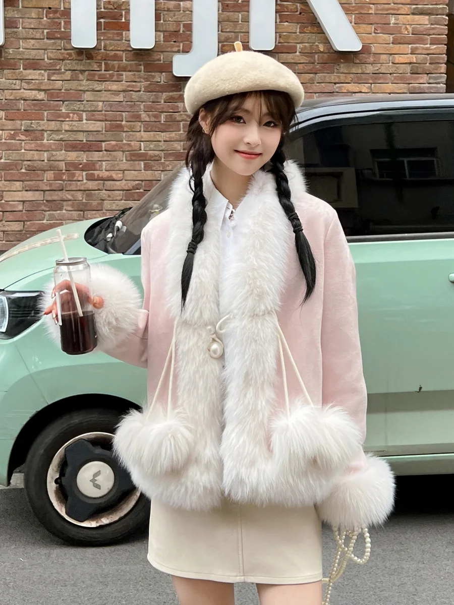 

Fur Coat Women Faux Fox Fur
