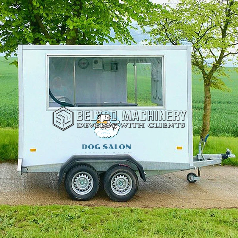 WholesaleDogSalonTrailerStreetPetGroomingTrailerManufacturer