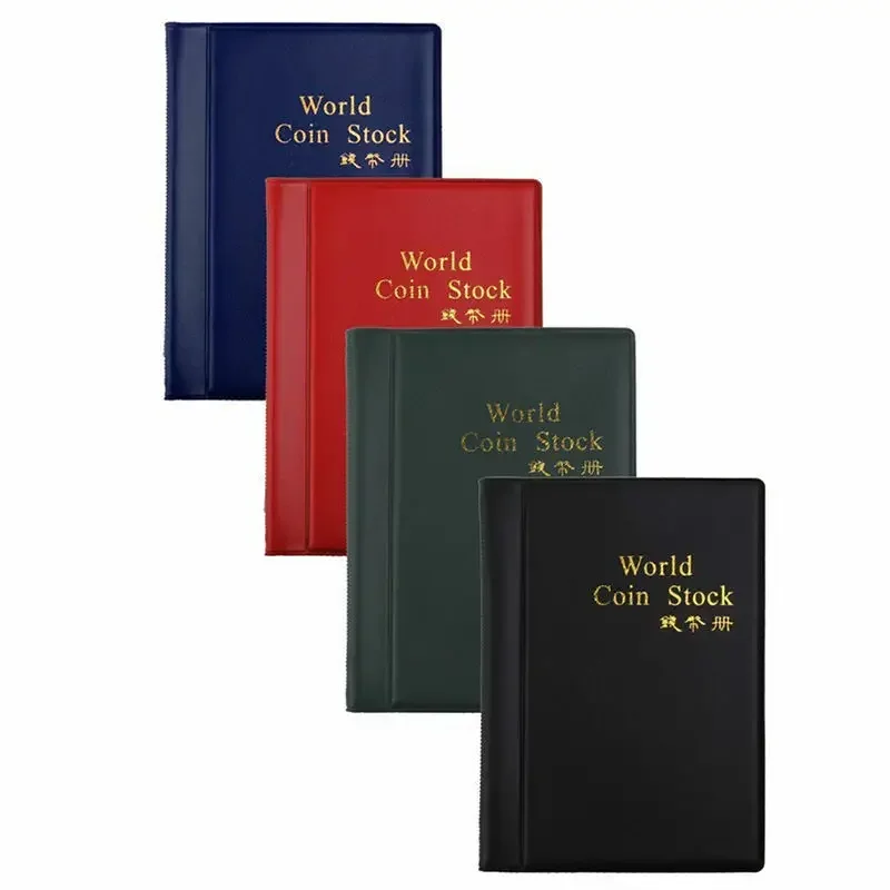 1pcs 60/120/240 Pockets Album For Coining Collection Book Home Decoration Photo Album Holders Collection Book Scrapbook photo album coins collection album