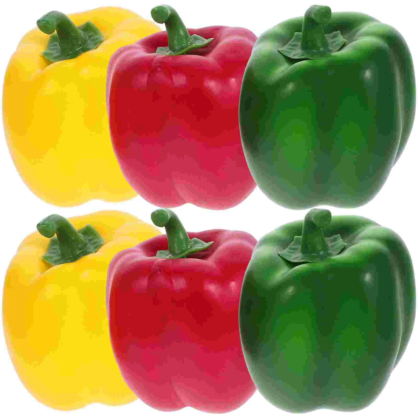 

Simulated Vegetable Model Fake Food Prop Decorations for Shop Foams Pepper Ornament