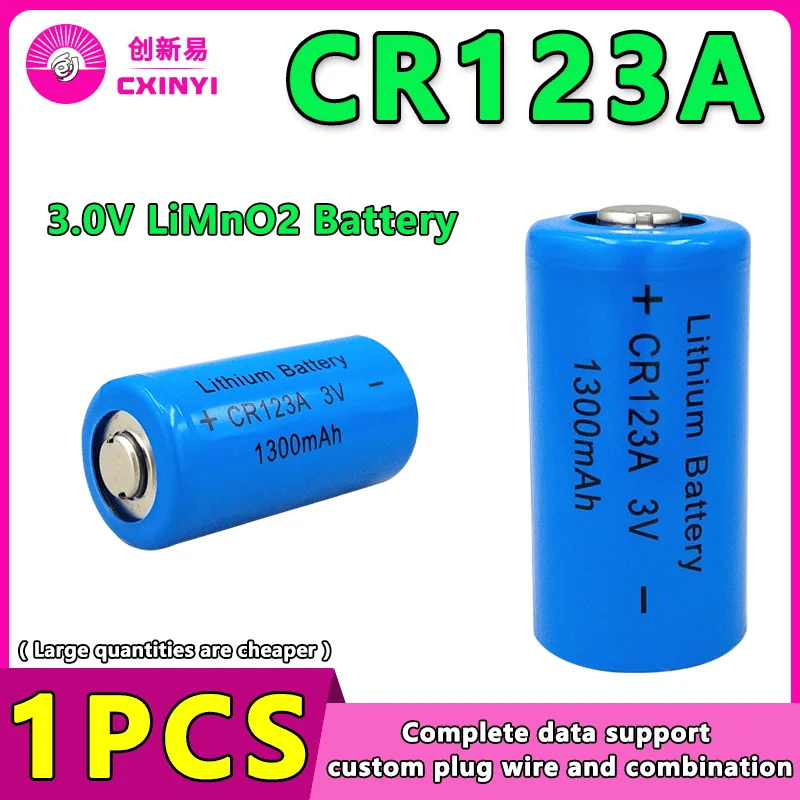 Cxinyi CR123A CR17345 DL123A Lithium Battery 3V Olympus Camera Toilet Urinal Sensor Intelligent