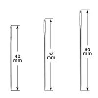 Aiguilles à coudre à grands yeux, 30 pièces, aiguilles à coudre en cuir faites à la main, fil d'acier, aiguilles à tricoter, ensemble d'outils de couture 5