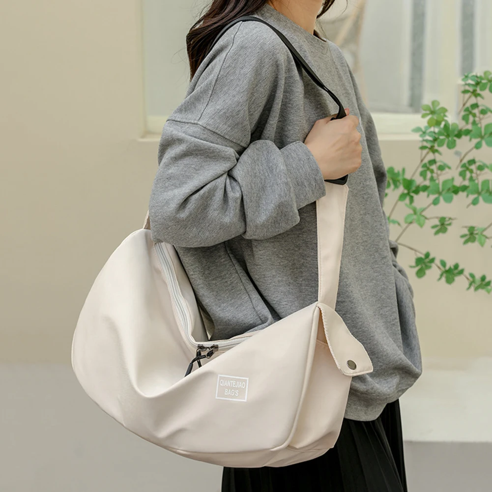 Solid Color Dry Wet Separation Bags Large Capacity Sports Bag Wear-resistant Adjustable Shoulder Strap Fashion Woman Handbag 5