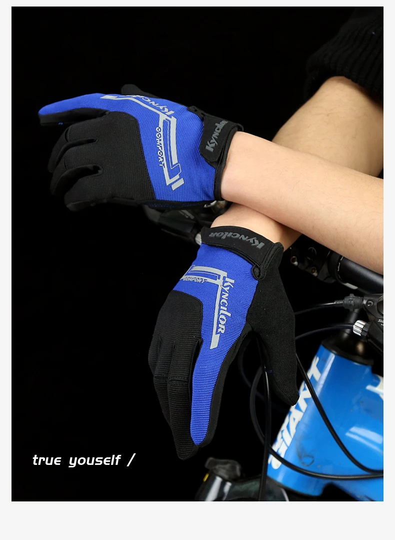 MTB Radfahren Handschuhe Schwarz Touchscreen Männer Frauen Rennrad Handschuhe Gym Reiten Silikon Gel Fahrrad Motorrad Handschuhe – Detail 16