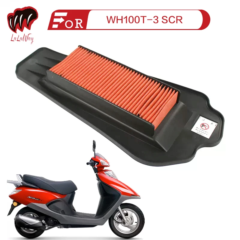 

For WUYANG Honda WH100T-3 SCR Scooter Motorcycle Air Filter Motor Bike Intake Cleaner