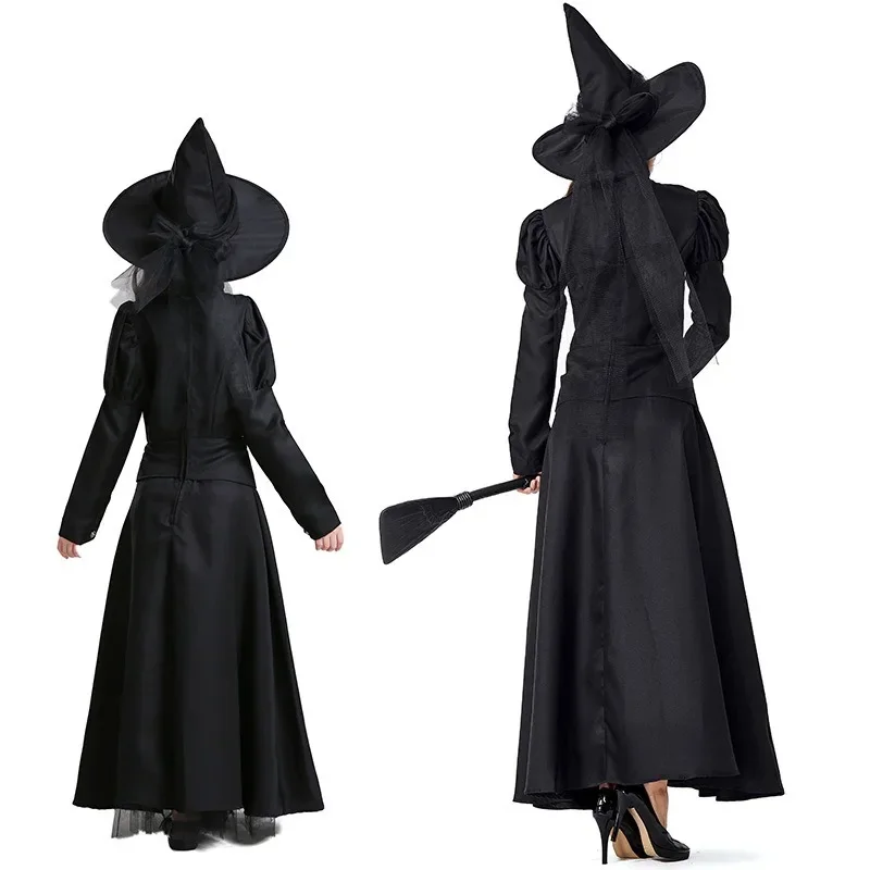 Wizard of Oz Halloween Costumes Stage Performance Adult Cosplay Black Witch Witch Play Parent-Child Costume Anime Cosplay