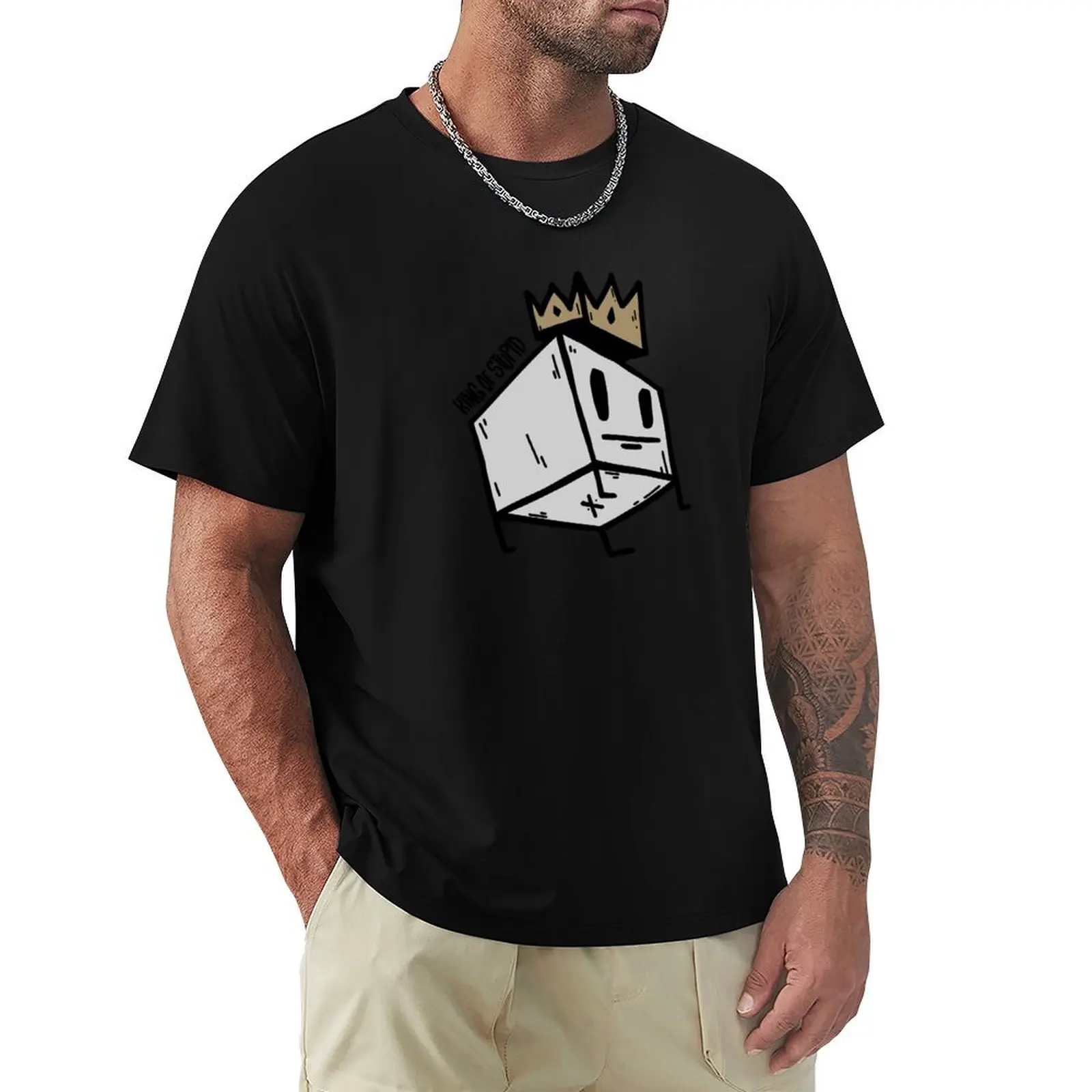 

King of stupidsss T-Shirt summer tops sports fans men clothings