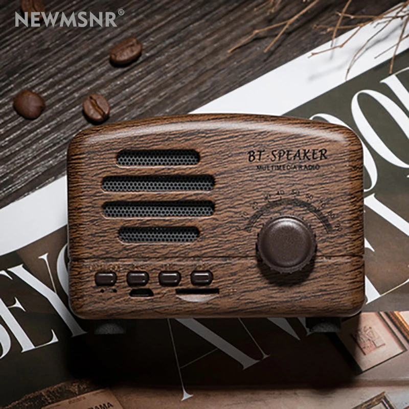 

#Mini Bluetooth Speaker Radio Retro Sound Box Music Player Portable Wireless Hands-free Classic Speakers Support TF Card FM 2024