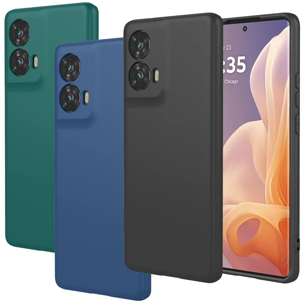 Premium Liquid Silicone TPU Protective Phone Case - Vibrant Color Series