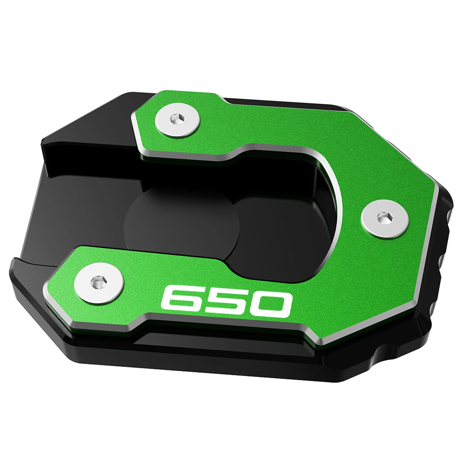 Motorcycle Kickstand Foot Side Stand Extension Pad Enlarger Plate CNC