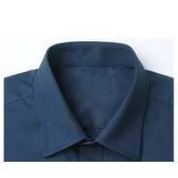 Hommes Anti-rides gratuit affaires confort mode respirant chemise mince élastique nouvelle chemise à manches longues couleur unie chemise confortable 6