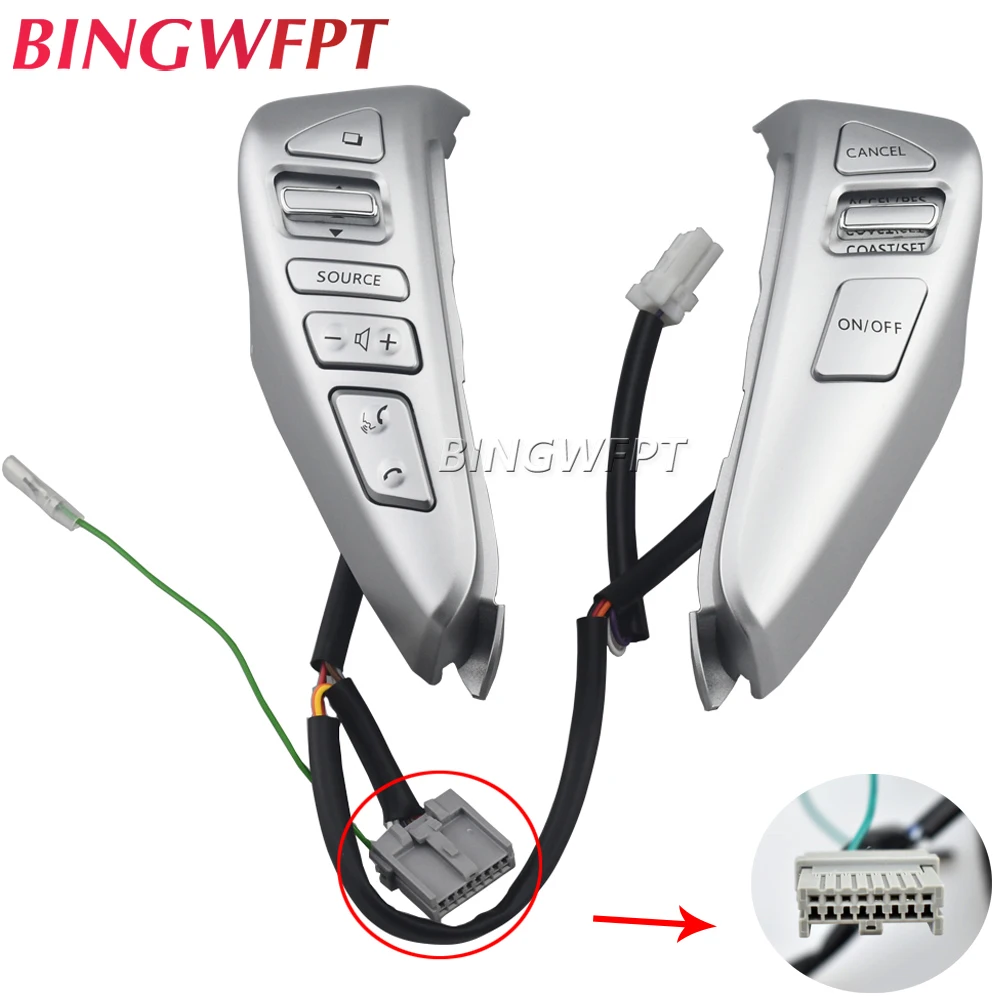 Steering Wheel Cruise Control Cruise Switch For Nissan Sentra Livina Almera Cube