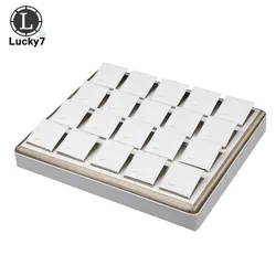 Elegant Jewelry Display Tray Organizer - Perfect for Rings, Necklaces, Pendants (20 Magnet Ear Stud)