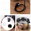 220V Electric Steamer Stainless Steel 35/40/47/52cm Big Capacity Commercial Steamer Pot 3/4 Layers Electric Food Steamer Timing 3