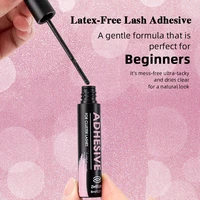 Lash Bond Waterproof 8ML Lash Glue Long Lasting No Irritation Lash Cluster Glue Black DIY Lash Extension for Beginner Eye Makeup 2