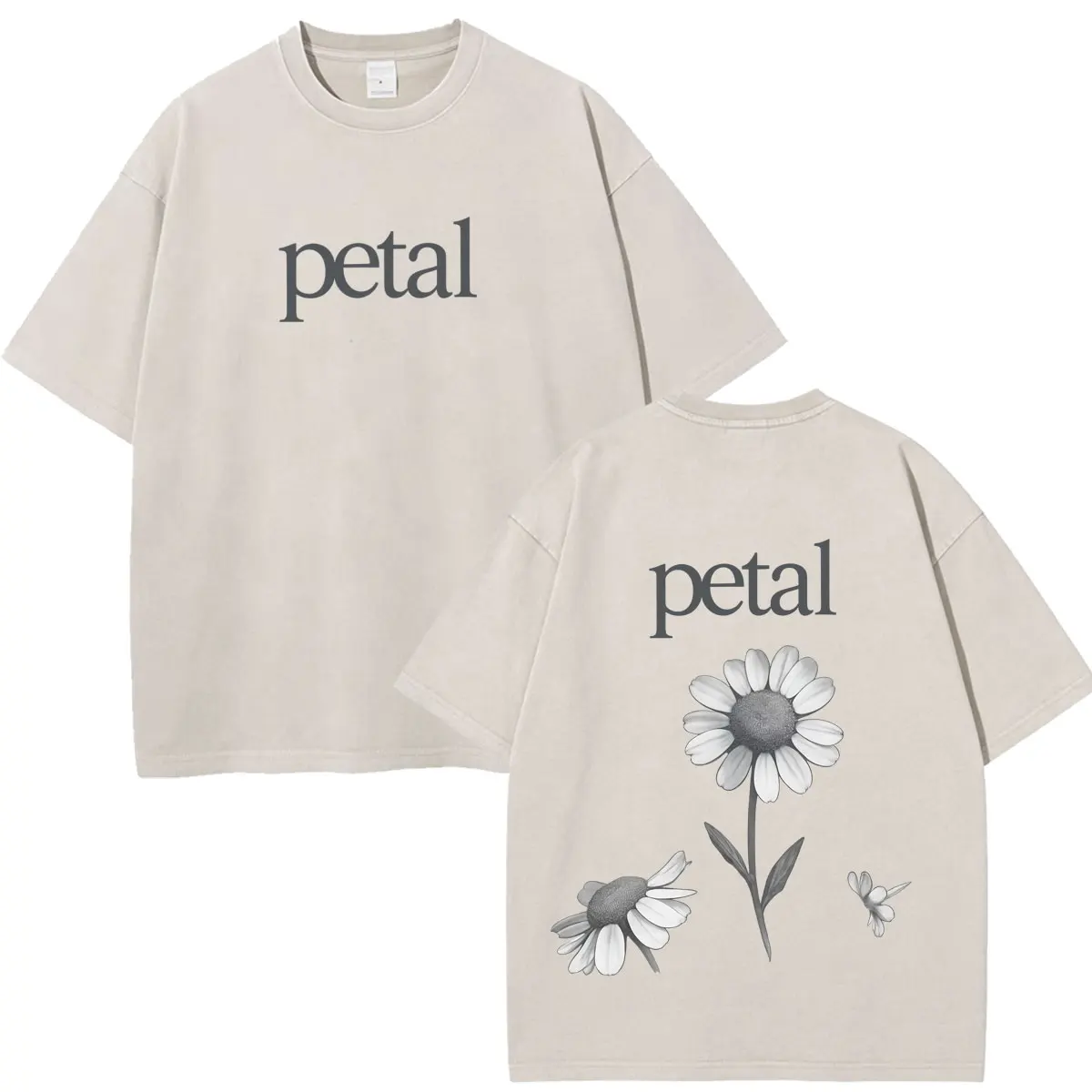 Ariana Grande Petal Album 2026 Print T-Shirt für Männer und Frauen, Modisches, Lässiges Harajuku Baumwoll-T-Shirt in Hochwertiger Vintage-Waschung