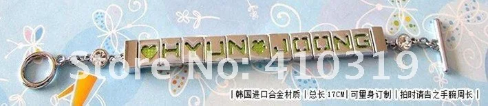 10MM Diy Buchstabe Internes Loch Voller Strass Dia Buchstabe A - Z Legierung Englischesphabet Passend für DIY Charm Armband Armband – Detail 8