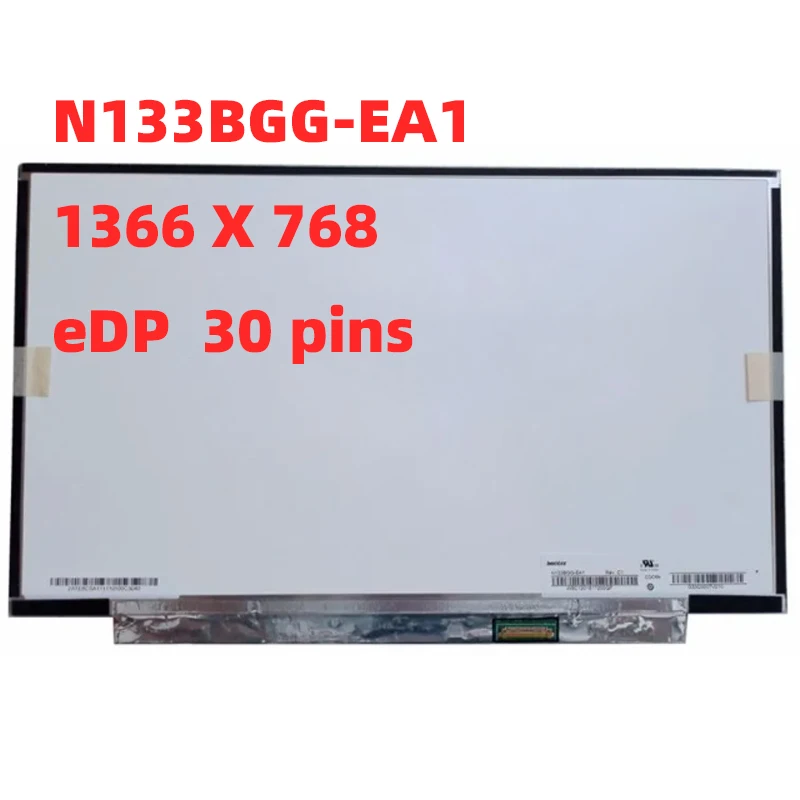 

N133BGG-EA1 Fit N133BGE-EAA N133BGE-EB1 13.3“Slim LED LCD Screen Display Panel Replacement Matrix for Laptop