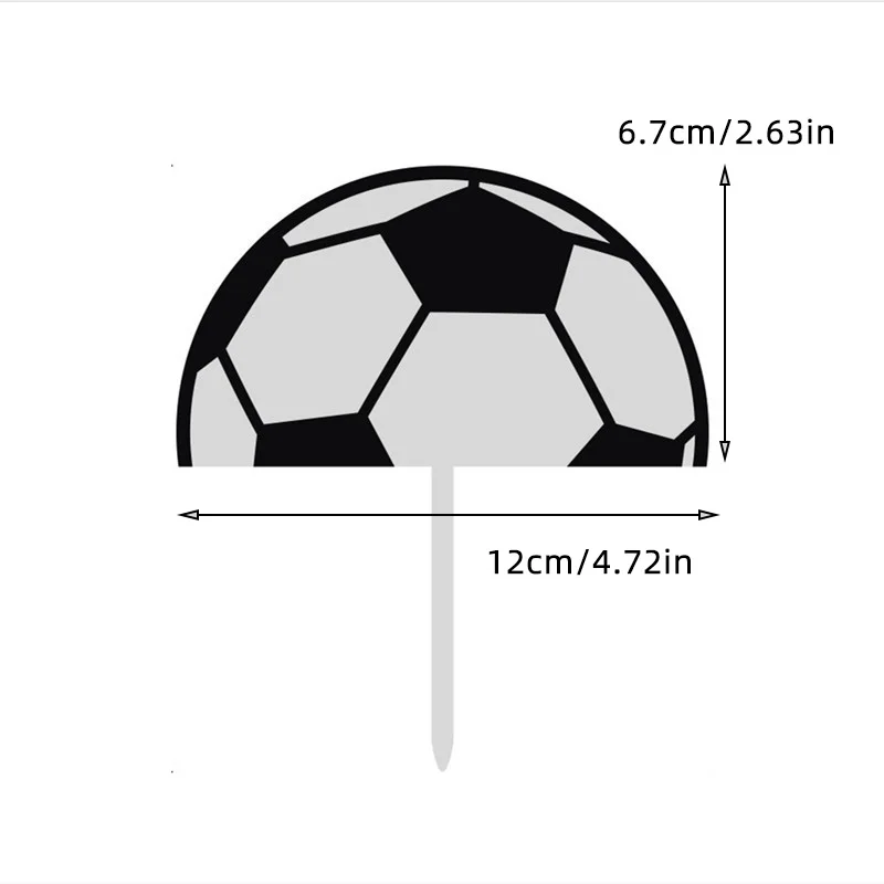 Youth Sports-Themed Cake Topper Decorations