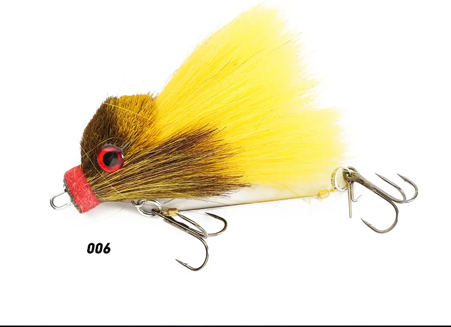 Angelköder Maus-Imitat 9cm 16g Schwimmköder Weicher Kunstköder für Weitwürfe Angeln auf Hecht und Barsch – Detail 5
