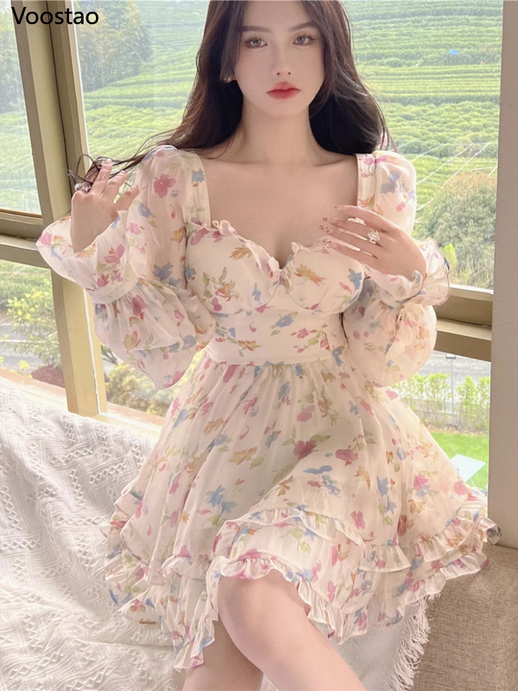 korean mini dress long neck sweet Mini Dress Ruched Korean Style Slim Fit Elegan : code PD76