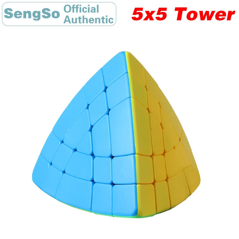 ShengShou 5x5 Magic Tower 5x5x5 Pyramid Magic Cube SengSo Mastermorphix Speed Cube Twisty Puzzle Educational Toy For Children moyu magic cube magic tower профессиональные развивающие игрушки smooth pyramid cube для детей