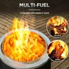 Fire Basin, 22 Inch Portable Low Smoke Bonfire for Outdoor Picnics, Camping, Courtyards, and Backyards 2