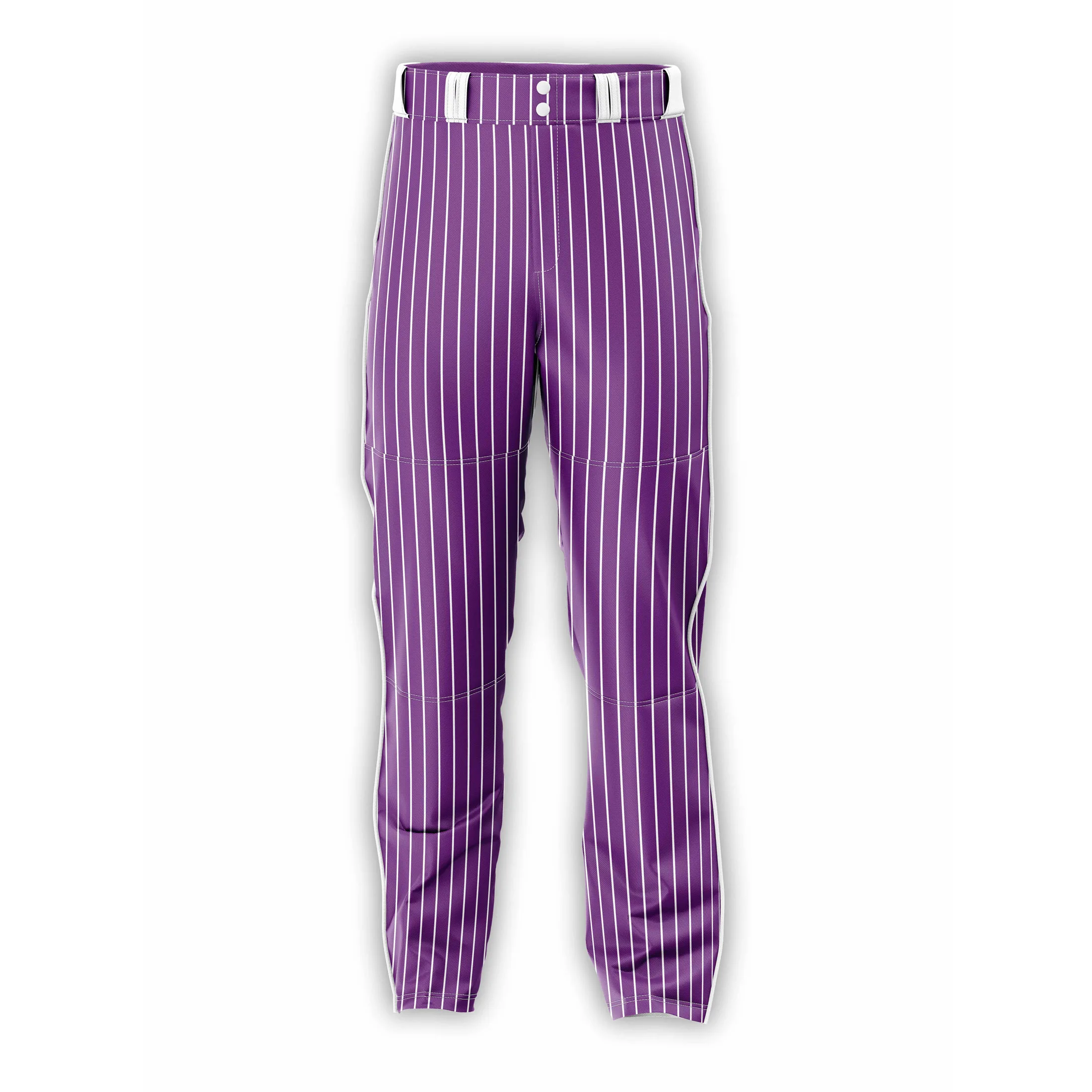 Stripes Cheap 100% Polyester Plain Sublimation Baseball And Softball Pants