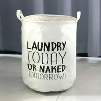 1Pcs Foldable Laundry Basket Cotton Linen Waterproof Large Capacity Storage Hamper Dirty Clothes Home Organizer Toy Storage Bin 3