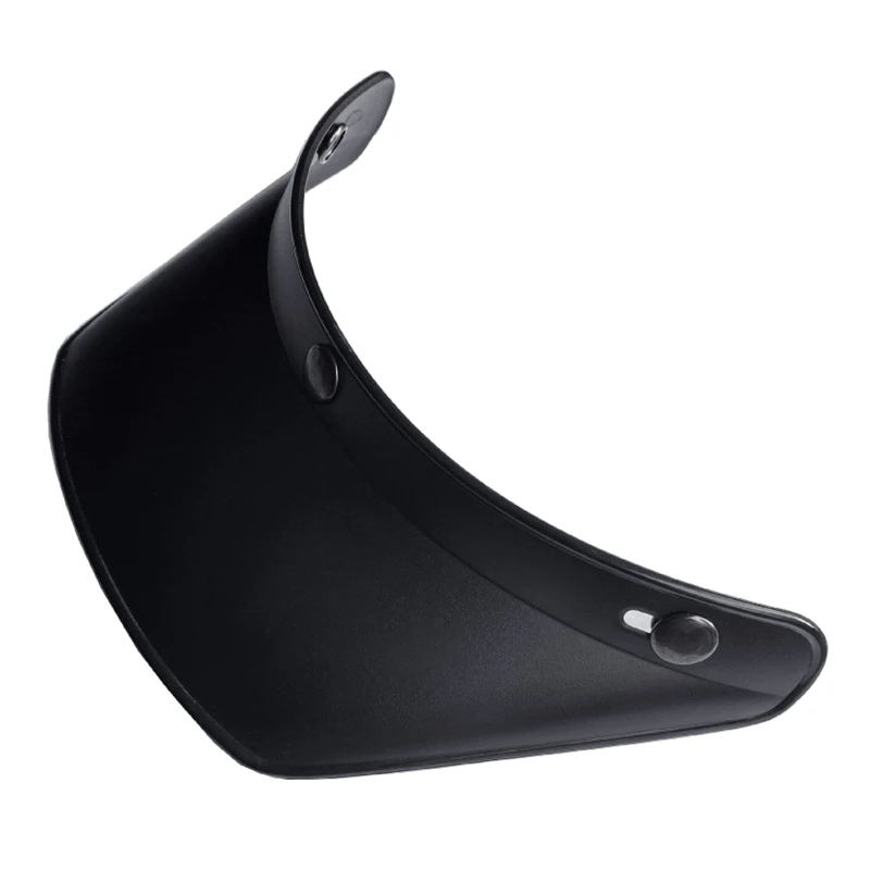 

Open-Face Motorcycle Helmet Visor,3-Snap