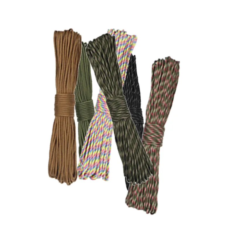 

31M 7 Cores 550 Paracord Cord 4mm Lanyard Mil Spec Type III 7 Strand Camping Survival Equipment Tents Rop Parachute Rope Hiking