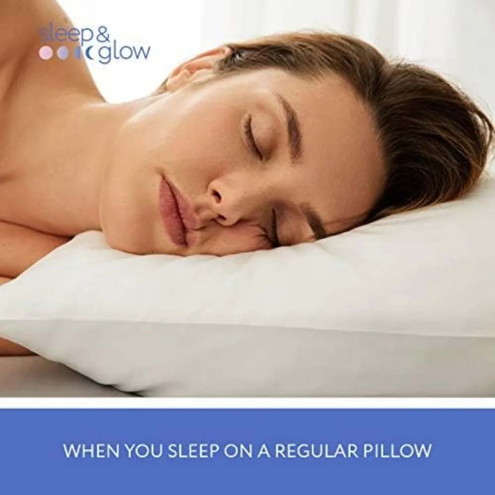 Omnia Anti-Aging Beauty Pillow Fights Sleep Wrinkles with Orthopedic Height Adjustable Memory Foam for Sleeping on Back and Side 5