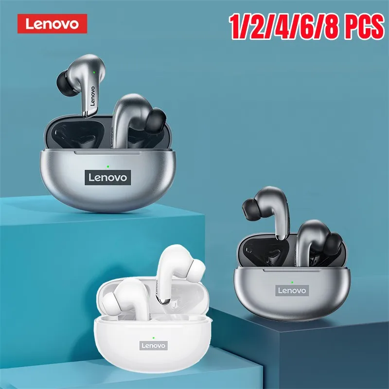 

Оригинальные Bluetooth-наушники Lenovo LP5, Беспроводные водонепроницаемые наушники TWS, спортивные стереонаушники, гарнитура с сенсорным управлени...