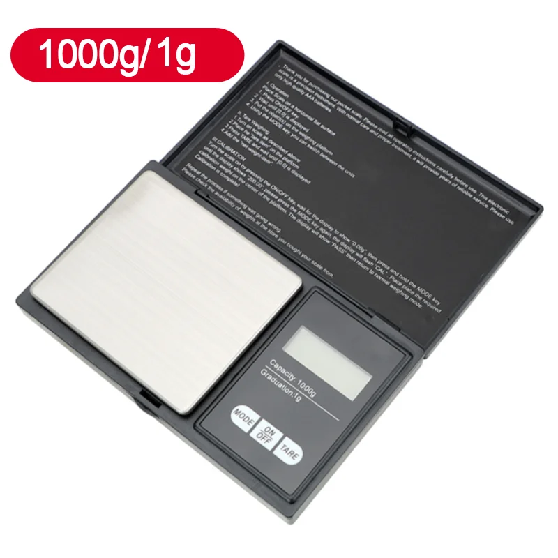 High Precision Mini Digital Pocket Scale - 500g Capacity for Jewelry and Kitchen Use
