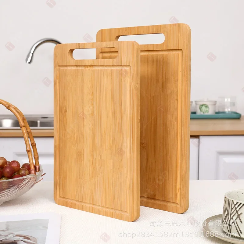 Double-Sided Wooden Chopping Board with Handle 3