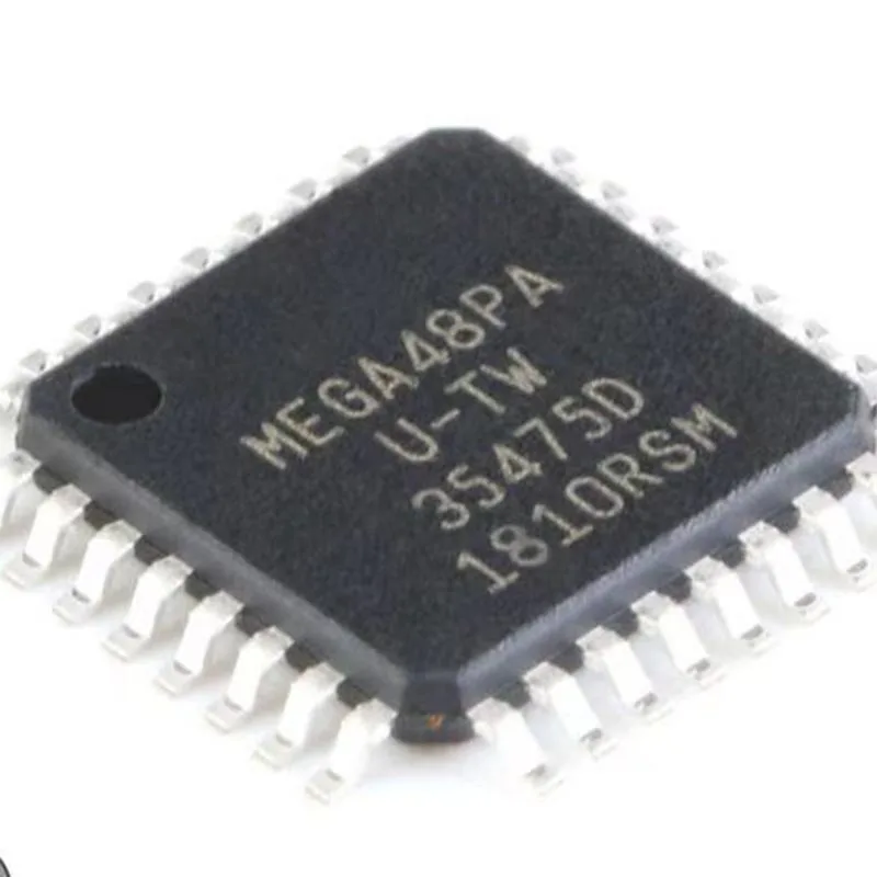 

ATMEGA48PA-AU 8BIT Microcontroller-MCU AVR 4KB FLASH 20 MHz 22 +