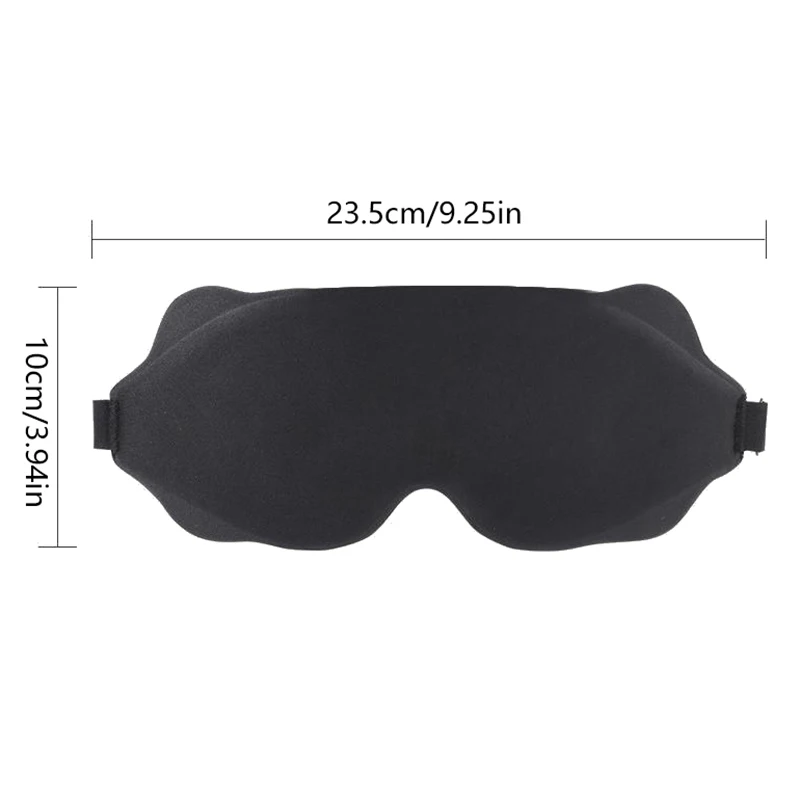 3D Sleeping Mask Block Out Light Sleep Mask For Eyes Soft Sleeping Aid Eye Mask For Travel Eyeshade Night Breathable Slaapmasker