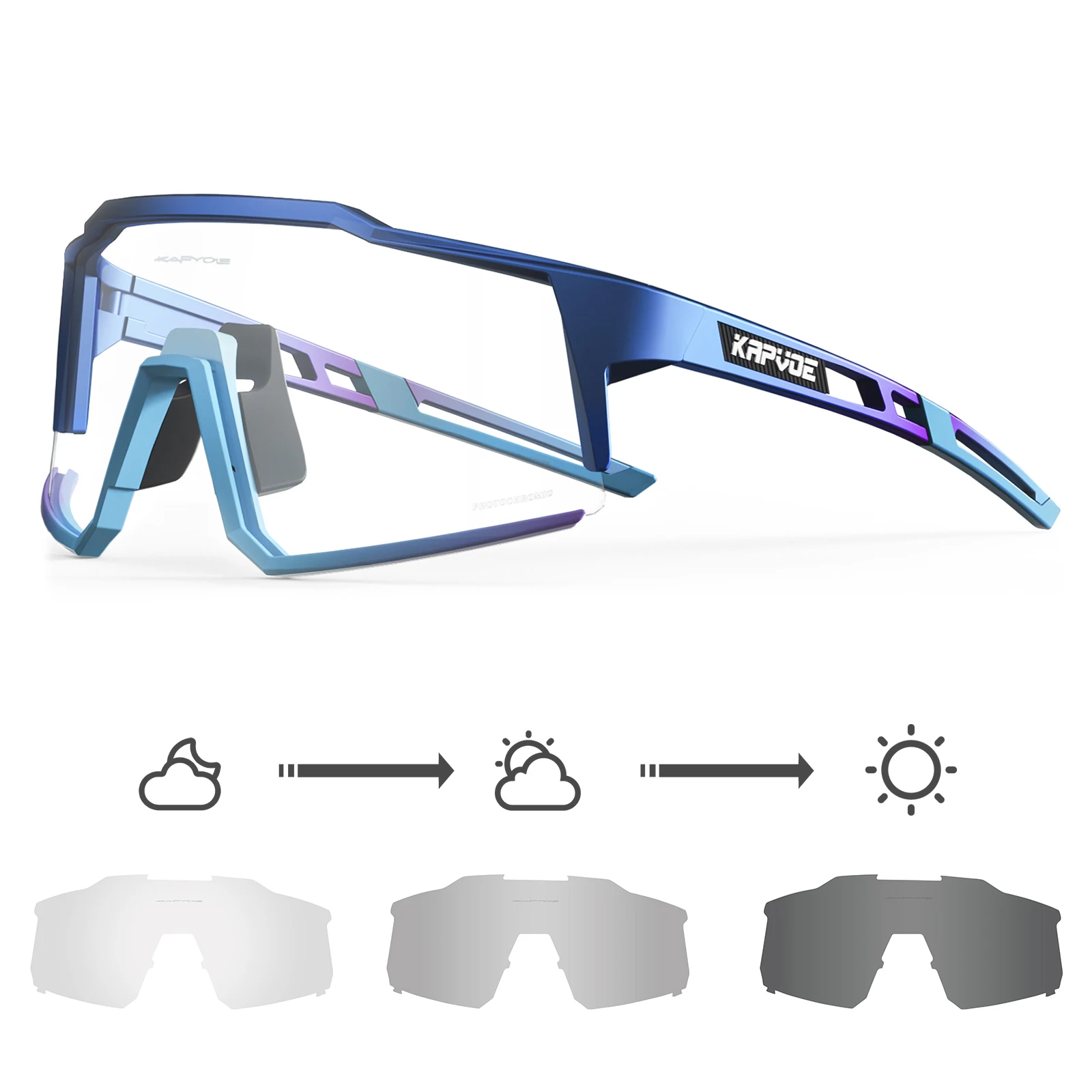 Gafas Running Mujer Gafas De Sol Para Ciclismo Kapvoe
