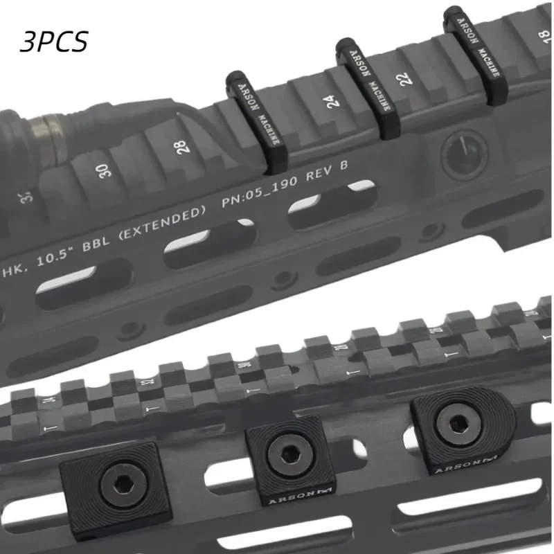 3pcs/Set Tactical M-LOK Wire Guide System Cable Management Rail Cover Picatinny Rail Handguard Wire Tail Fixed Airsoft Wargame picatinny rail accessories,wire guide