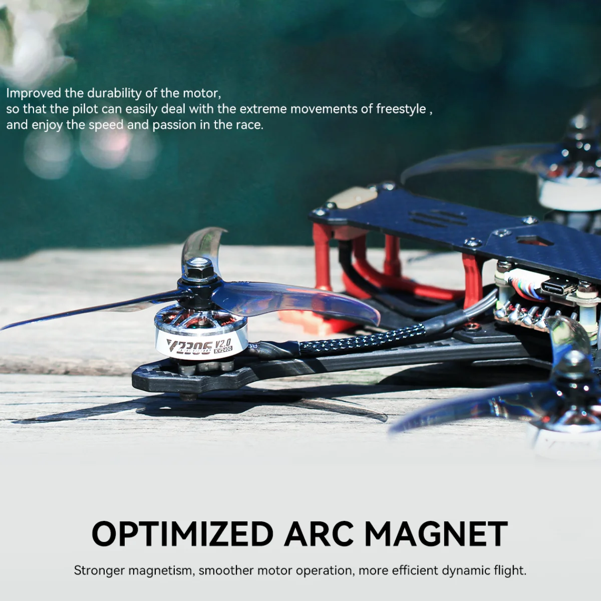 รูปสินค้า มอเตอร์โดรน T-MOTOR V2207 V2.0 สำหรับ FPV Racing 4-6S