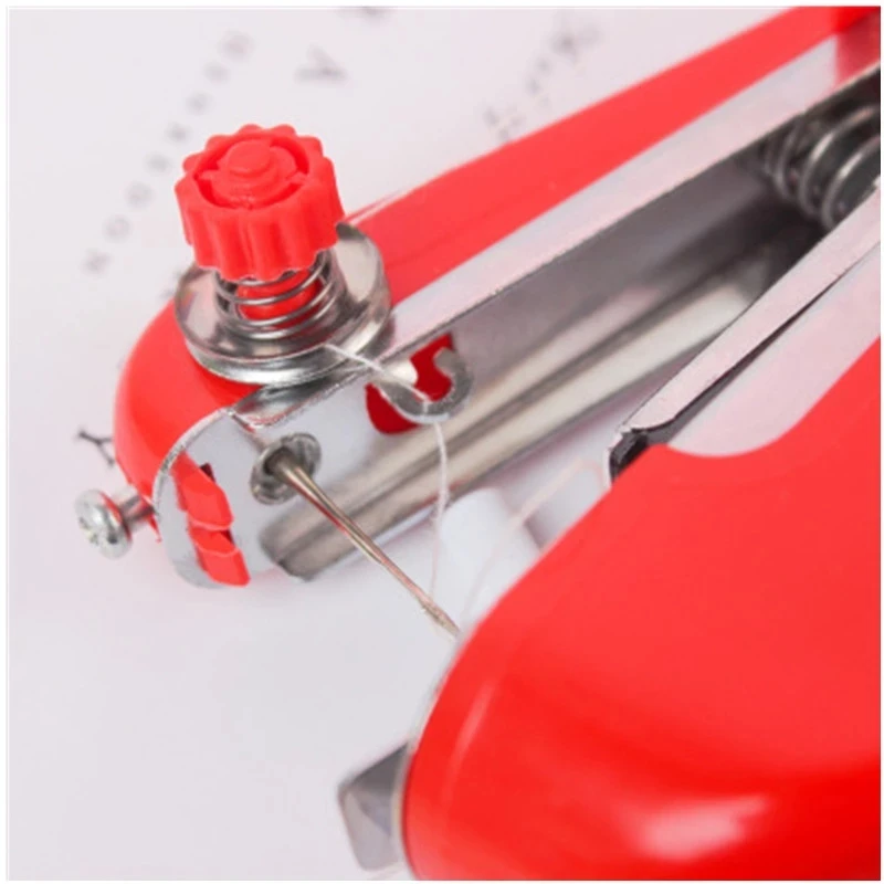 1Pc Mini Useful Portable Manual Sewing Machines Needlework Cordless Hand-Held Clothes Handwork Tools Accessories Sewing Machines