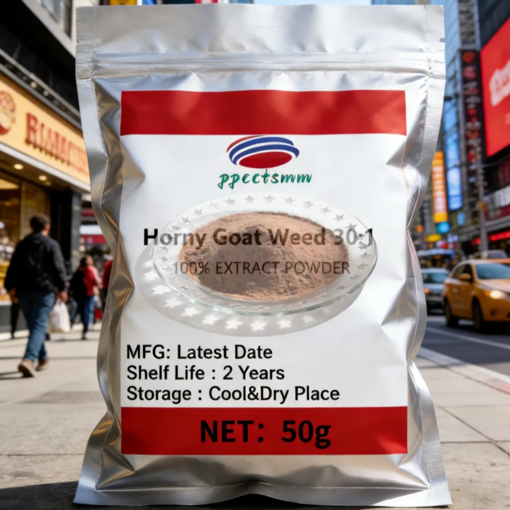 Customized Epimedium Proportion Packaging Bulk Horny Goat Weed Extract Powder Out Packing Aluminum Foil Bag