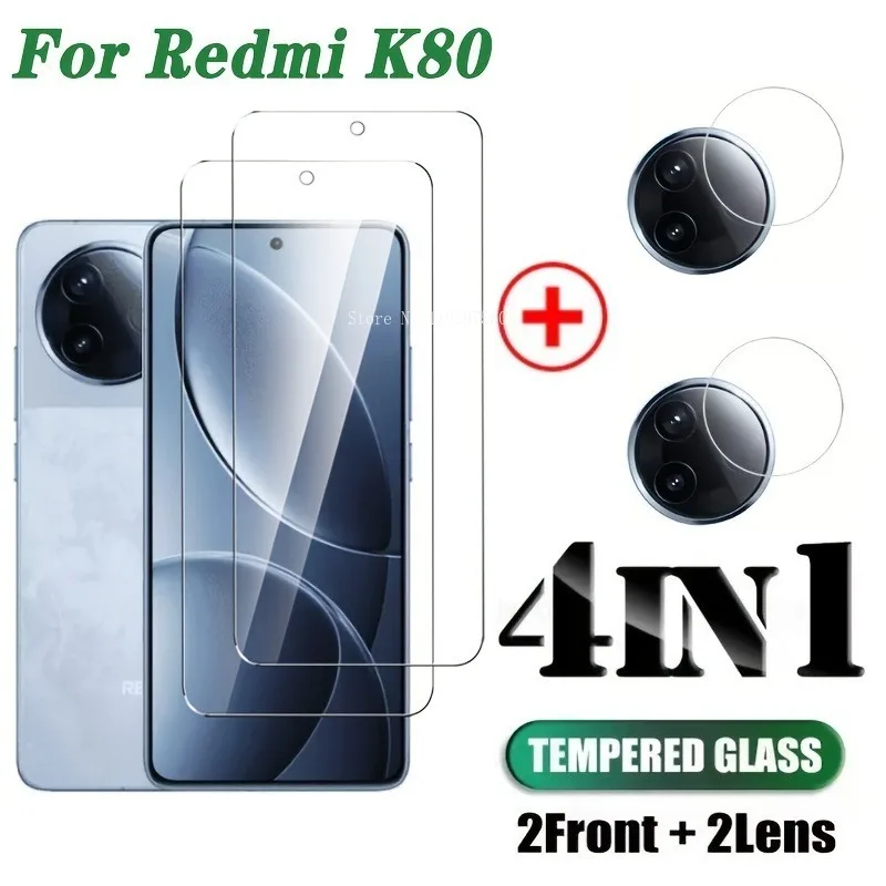 Ultimate 4-in-1 Ultra Clear Tempered Glass & Camera Lens Protector Set