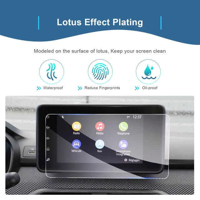 2PCSFor Dacia Sandero 3/Sandero Stepway/Dacia Jogger/ Logan 8inch GPS  navigation LCD screen protective film interior accessories - AliExpress